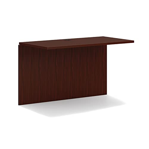 HON Mod Bridge 48" W Traditional Mahogany Finish Desk Bridge