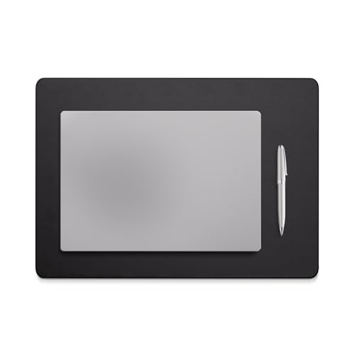 Jotsome Leather Desk Pad Mat 17x12 Black - Office Surface Protection