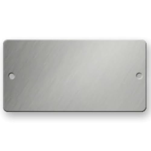 Stainless Steel Tags - 3 x 1-1/2 Rectangle - 316 Grade - .022 Thick