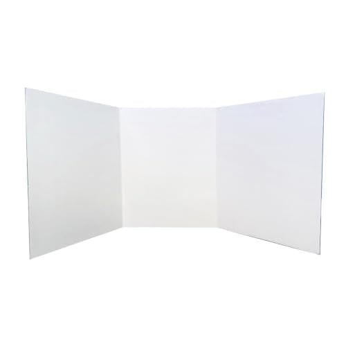 Royal Brites White Tri-Fold Presentation Board 14 x 33 Inches - Pack of 1
