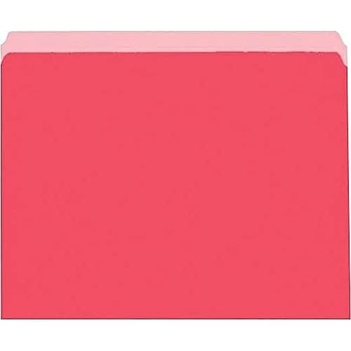 Pendaflex Colored File Folders, Red (PFX152RED), Letter