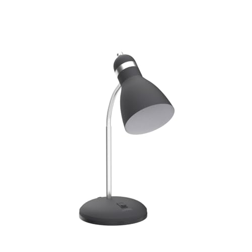 LEPOWER Sandy Black Metal Desk Lamp, Adjustable Goose Neck Reading Light
