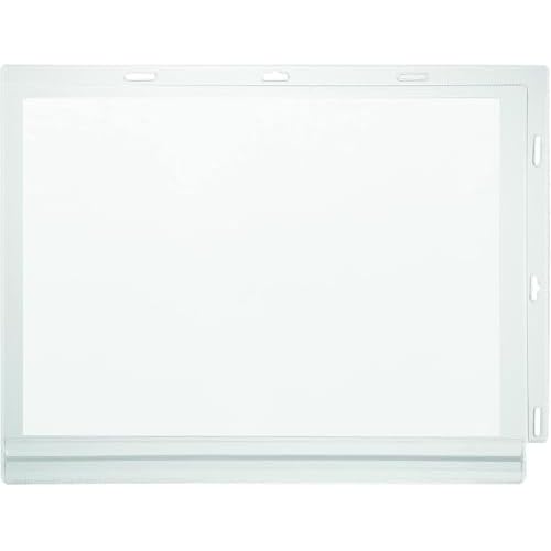 Durable Water-Resistant Sign Holder Pockets with Cable Ties - Letter Size 8.3" x 11.7" Inches - IPX5 Tested Transparent Document Holders - Perfect for Outdoor Information Displays - Pack of 5