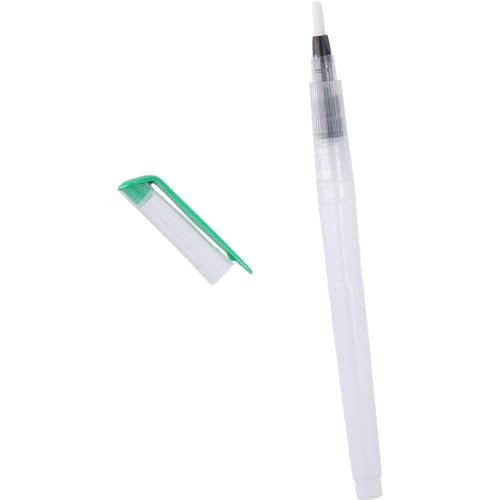 4PCS Clear Solid Watercolor Pen,Pieces Pencil Style Envelope Moistener,Stamp Moistener Mailing Letter Sealer for Office