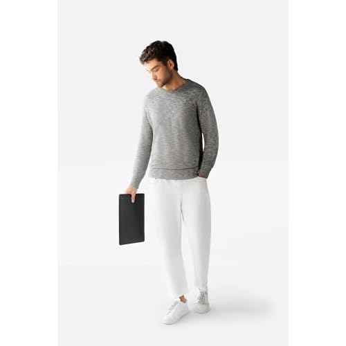 Leather Sleeve Compatible with MacBook - Drop Resistance Laptop Sleeve, EVA Shell, Suede Lined