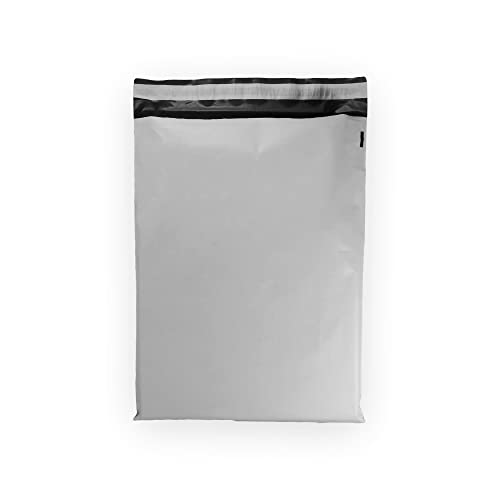 10 EcoSwift 12 x 16 White Large Poly Mailer Size #5 Self Sealing Envelopes Plastic Shipping Mailing Bags 12x16 1.7 mil