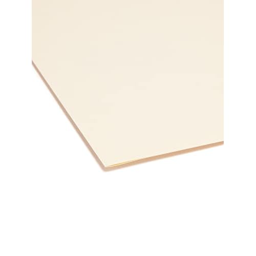 Smead SuperTab File Folder, Oversized Reinforced 1/3-cut Tab, Guide Height, Legal Size, Manila, 100 Per Box (15395)