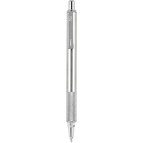 Zebra Pen Premium Steel Writing Set, PM-701 Permanent Marker, F-701 Ballpoint Pen, M-701 Mechanical Pencil, 3-Pack