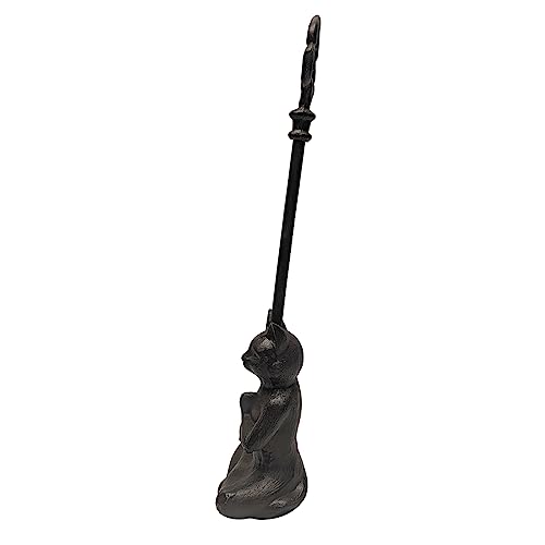 Treasure Gurus Heavy Cast Iron Yoga Cat Doorstop Carry Handle Door Stop Namaste Stopper Home Decor