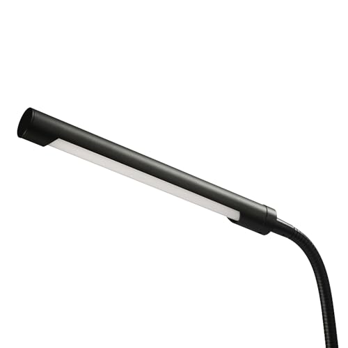 GLOBE Electric 56060 Arden 12" LED Integrated Desk Lamp, Adjustable Gooseneck, in-Line On Off Switch, USB Cable Included, 7 Watts, 200 Lumens,Black