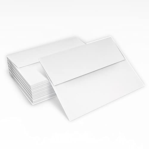 LUXPaper A2 Invitation Envelopes | Peel & Press | 4 3/8" x 5 3/4" | White | 80lb. Text | 500 Qty