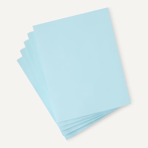 Amazon Basics Pastel Blue Recycled Copy Paper 8.5x11 20lb 500 Sheets