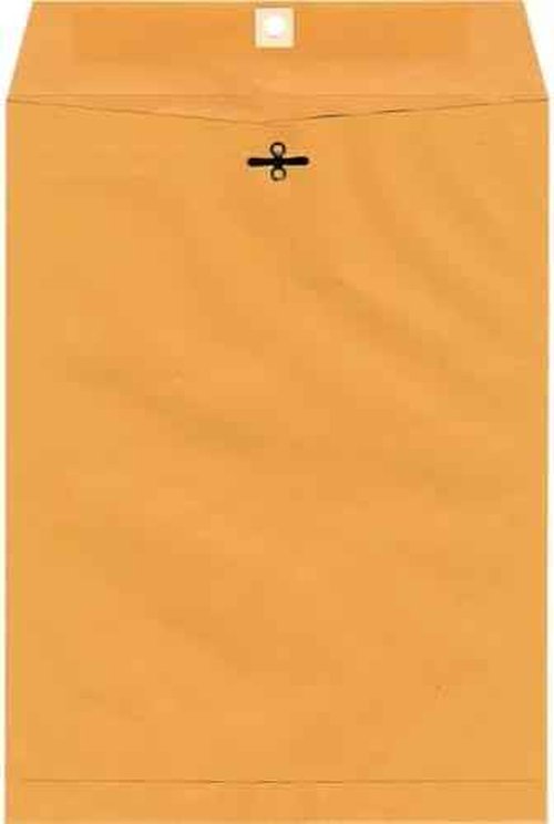 Mead Mailing Envelopes, Clasp Closure, 9" X 12", All-Purpose 24-lb Paper, Brown Kraft Material, 20 per Box (76020) (Pack of 12)