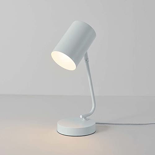 Globe Electric 12651 15" Desk Lamp, Matte Light Blue, in-Line On/Off Rocker Switch, Home D?cor, Desk Lamps for Home Office,Home Office Accessories,Room D?cor,Accent Lighting Lamps, Home Improvement