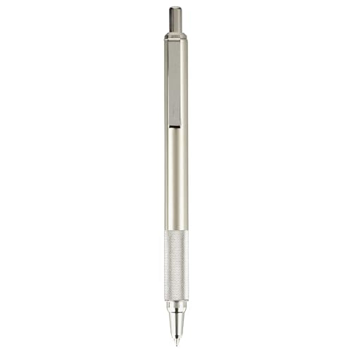 Zebra Pen F-701 Retractable Ballpoint Pen, 0.8mm Fine Point, Stainless Steel Barrel, Ideal for Office Supplies, School Supplies & Teacher Supplies, Black Ink, 3-Pack Plus 2 Refills (29412)
