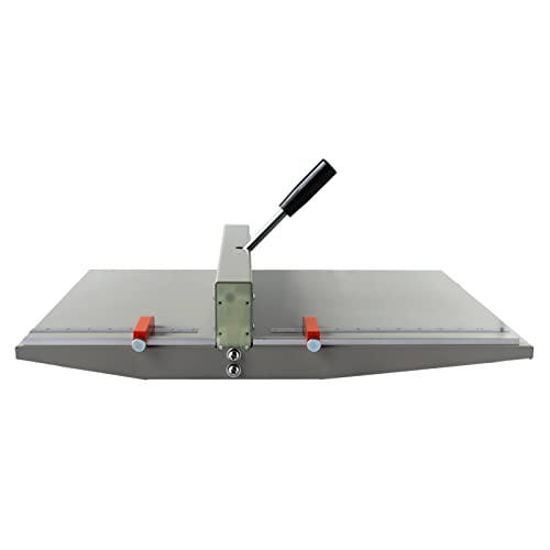 TECHTONGDA Manual Creaser 18Inch 460mm Creasing Machine, Manual Scoring Machine, Paper Creaser for Cardstock, Invitations, Heavy Duty Creaser Machine with Adjustable Creasing Width & 2 Magnetic Block