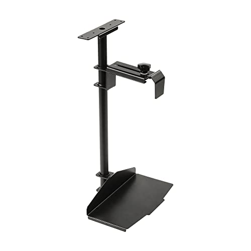 EUREKA ERGONOMIC CPU Holder Under Desk Mount, Computer Tower Holder 360¡Æ Swivel Height & Width Adjustable, Holds up to 44 lbs, Fits Most Computer Tower, Black