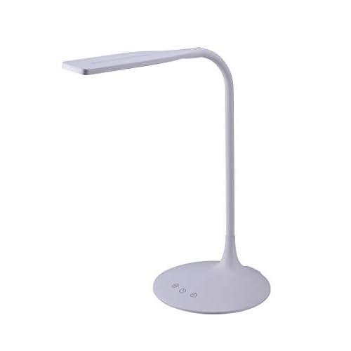 BLACK+DECKER PureOptics LED VLED1819-BD Battery LED Desk Lamp, Dimmable with Adjustable Color Temperature, 4 Hour Battery Life, Rechargeable, Eco Friendly, White