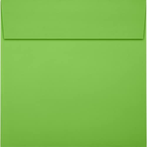 LUXPaper Square Invitation Envelopes | Peel & Press | 6" x 6" | Limelight Green | 80lb. Text | 250 Qty
