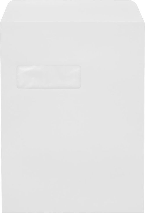 LUXPaper 9 x 12 Open End Window Envelopes | Peel & Press | White | 28lb. Text | 500 Qty