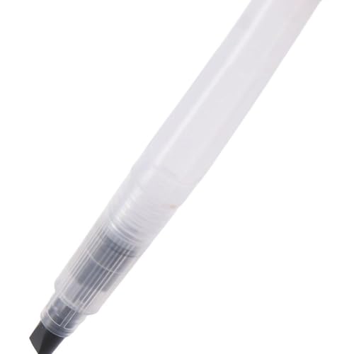 4PCS Clear Solid Watercolor Pen,Pieces Pencil Style Envelope Moistener,Stamp Moistener Mailing Letter Sealer for Office