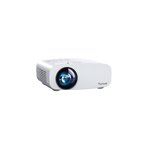 Pericat 10000L 4K Supported Native 1080P Projector, Portable Movie Outdoor Projector for Home Theater, Projector with WiFi and Bluetooth