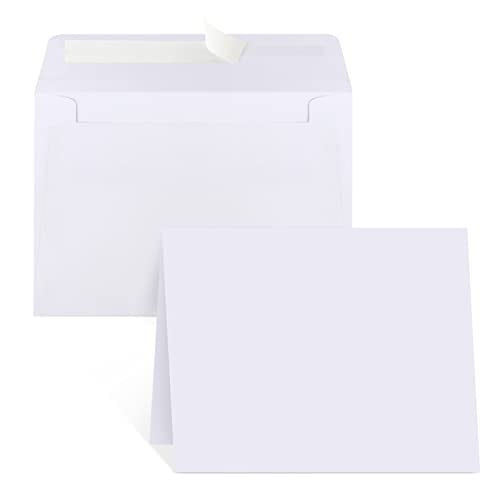 Blank Cards and Envelopes 4x6, 30 Pack White Invitation Cardstock with 30 Pack Envelopes, Thank you Blank Greeting Cards, for All Occasions DIY, Print custom