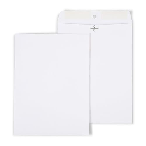 Staples 9x12 White Wove Clasp Envelopes - 100 Pack