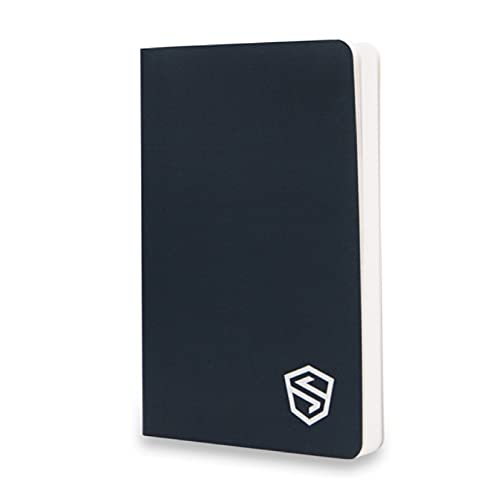 Stonebook - The Original World's Most Secure Crypto Seed Phrase Storage Notebook - Hackproof, Waterproof Cold Storage for Any Crypto Wallet or Hardware Wallet - Compatible with Ledger Nano, Trezor One, Xverse, Metamask & More