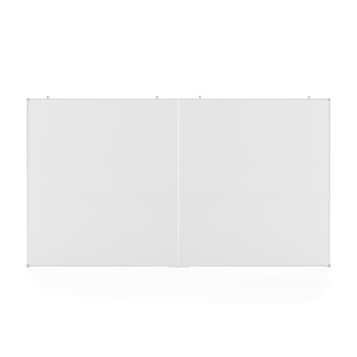 Flash Furniture Hercules Commercial Magnetic Dry Erase Board, Aluminum Whiteboard with Wall Mount, Marker Tray, Eraser, 3 Markers, 6 Magnets, 72" x 40"
