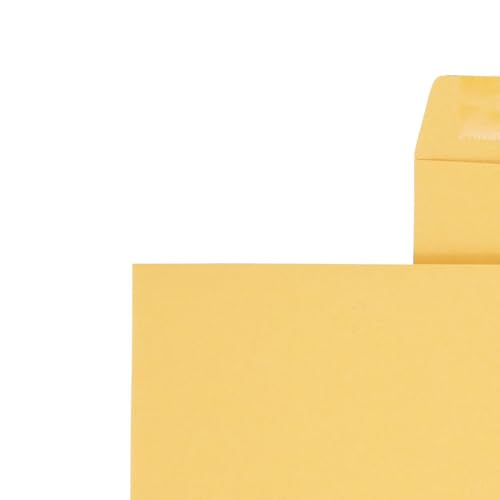100 Pack Staples 7.5x10.5 Kraft Clasp Envelopes - Brown, Metal Clasp, Size #6