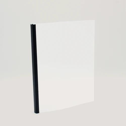 Peleman Thermal Binding Clear Covers with Steel Spine –for Thermal Binding Machines – Formerly Unibind – Used in Real Estate, Education and Various Businesses (Quartz, 220 Sheets Max - 48/Box)