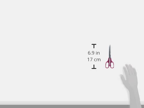 Clover 4941 Bordeaux Ultimate Scissors 170, Red