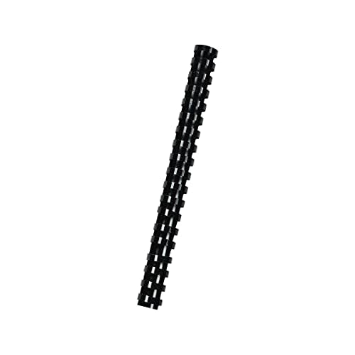Fellowes Plastic Comb Binding Spines, 1 1/2 Inch Diameter, Black, 340 Sheets, 50 Pack (52368)