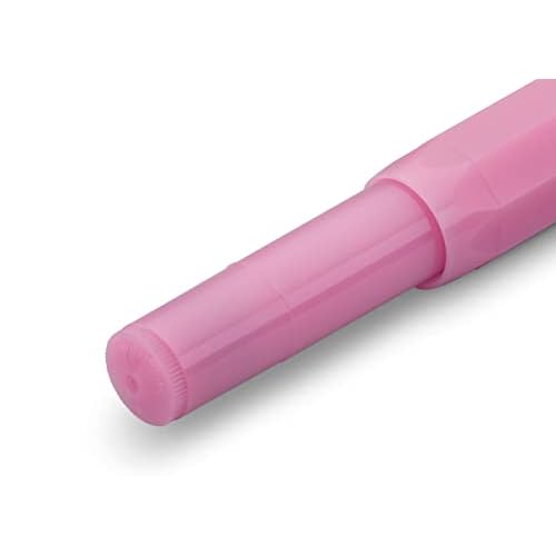 Kaweco Frosted Sport Premium Fountain Pen Luxury for Ink Cartridges with Steel Nib I Sport Fountain Pen Blush Pitaya Nib Width B (Wide)