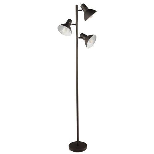 Litex Industries: Metal 3 Track Tree Floor Lamp in Bronze Finish