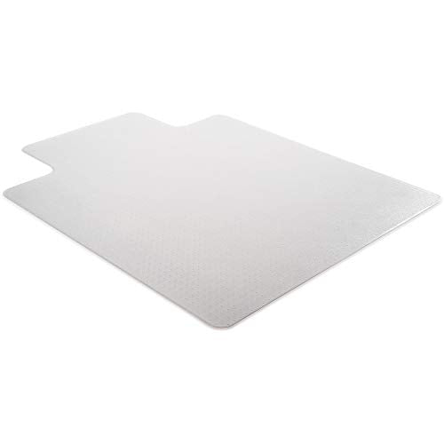 Lorell, LLR82820, Low-Pile Carpet Chairmat, 1 / Each, Clear, 45x63 w/25x12 Lip