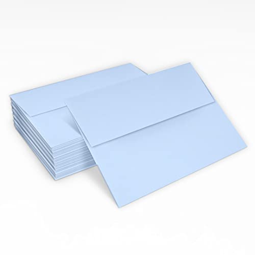 LUXPaper A2 Invitation Envelopes | Peel & Press | 4 3/8" x 5 3/4" | Baby Blue | 80lb. Text | 250 Qty