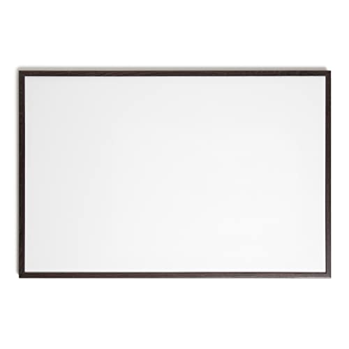 U Brands Magnetic Dry Erase Board White Board, 20" x 30" Inches, Black Wood Frame (3880U00-01)