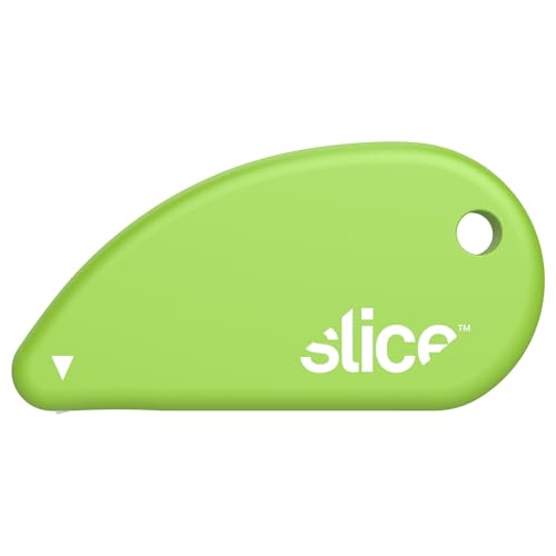 Slice 00200 Safety Cutter with Microscopic Ceramic Blade - Single, Finger-Friendly, Non-Slip, Magnet, Ambidextrous