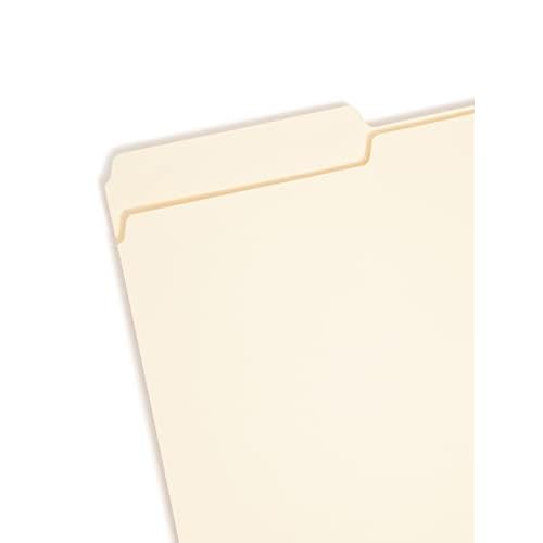 Smead Interior File Folder, 1/3-Cut Tab, Legal Size, Manila, 100 per Box (15230)