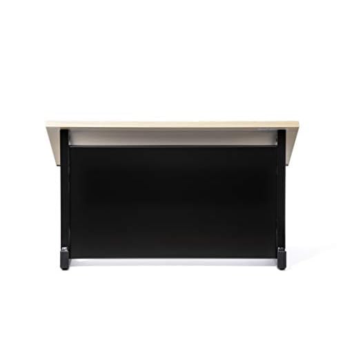 Audio Visual Direct Tabletop Lectern for Presentations, Black/Beech