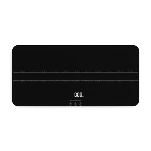 SIKE Medium-Small Veterinary Scale, Dog Scale (¡¾10g) Accuracy, Max 220lbs, Digital Pet Scales and USB Recharging Cord Included, 27 x 13 inch Tempered Glass Platform with Anti Slip Sticker