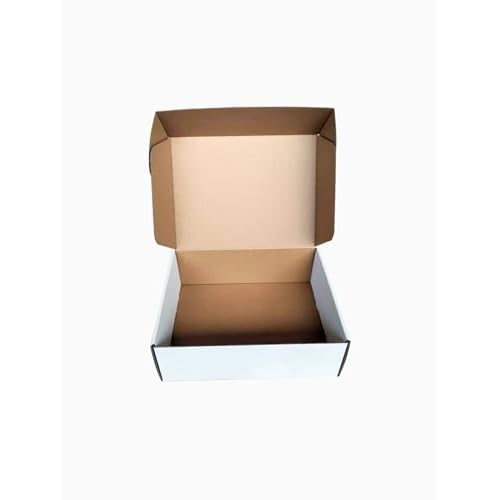 12x9x4 inches pack of 20 shipping boxes,White Corrugated Cardboard Mailer Box for small Business packaging supplies, packing and Wrapping Mailing Present