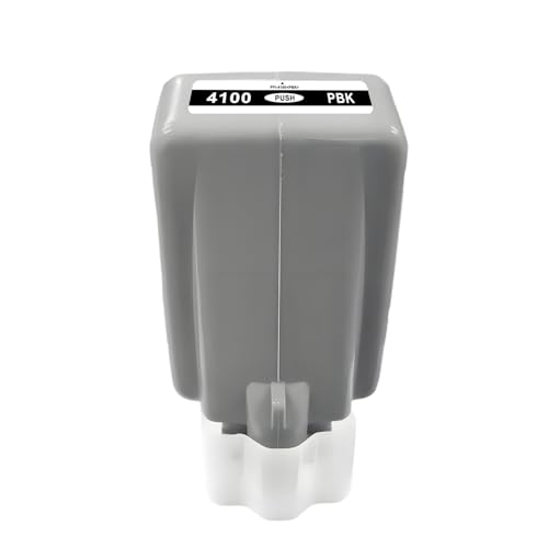PFI-4100 PBK Ink Cartridge 80ml Pigment PFI 4100 Ink Tank Replacement for Canon imagePROGRAF PRO-1100 Printer (1-Pack, Photo Black)