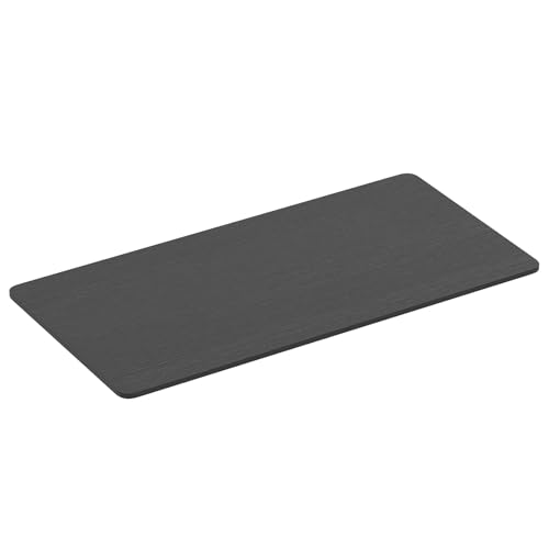 Tangkula 48" x 24" Universal One-Piece Tabletop – Black Rectangular DIY Countertop