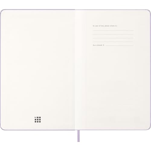 Moleskine Classic 12 Month 2026 Daily Planner, Hard Cover, Large (5" x 8.25"), Pastel Lilac, 400 pages