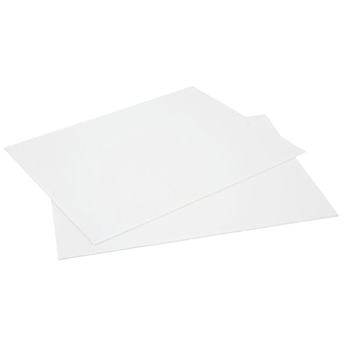 T-SIGN Corrugated Plastic Sheets Coroplast Sign Blank Board, 24 x36 Inches 3/16 Inches Thick for A-Frame Replacement Poster Sheets, White Blanks Sign (Pack of 2)