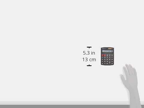 Amazon Basics 8-Digit Desktop Calculator - 5 Pack, Portable and Easy to Use