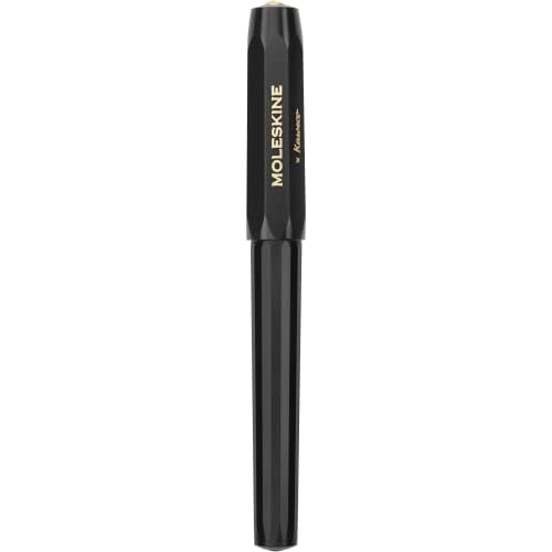 Moleskine x Kaweco, Fountain Pen, Medium Nib, Black with Blue Ink